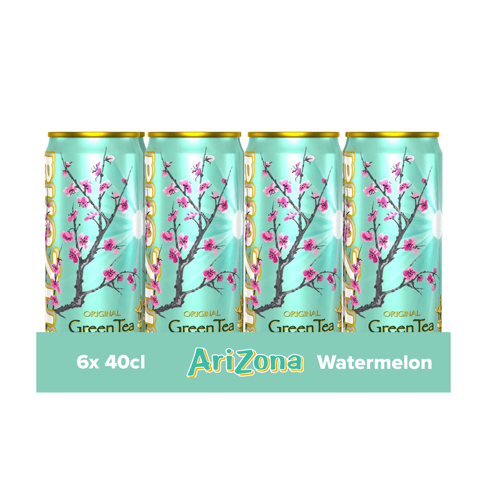 Arizona original green tea with honey blik (12x 33cl)