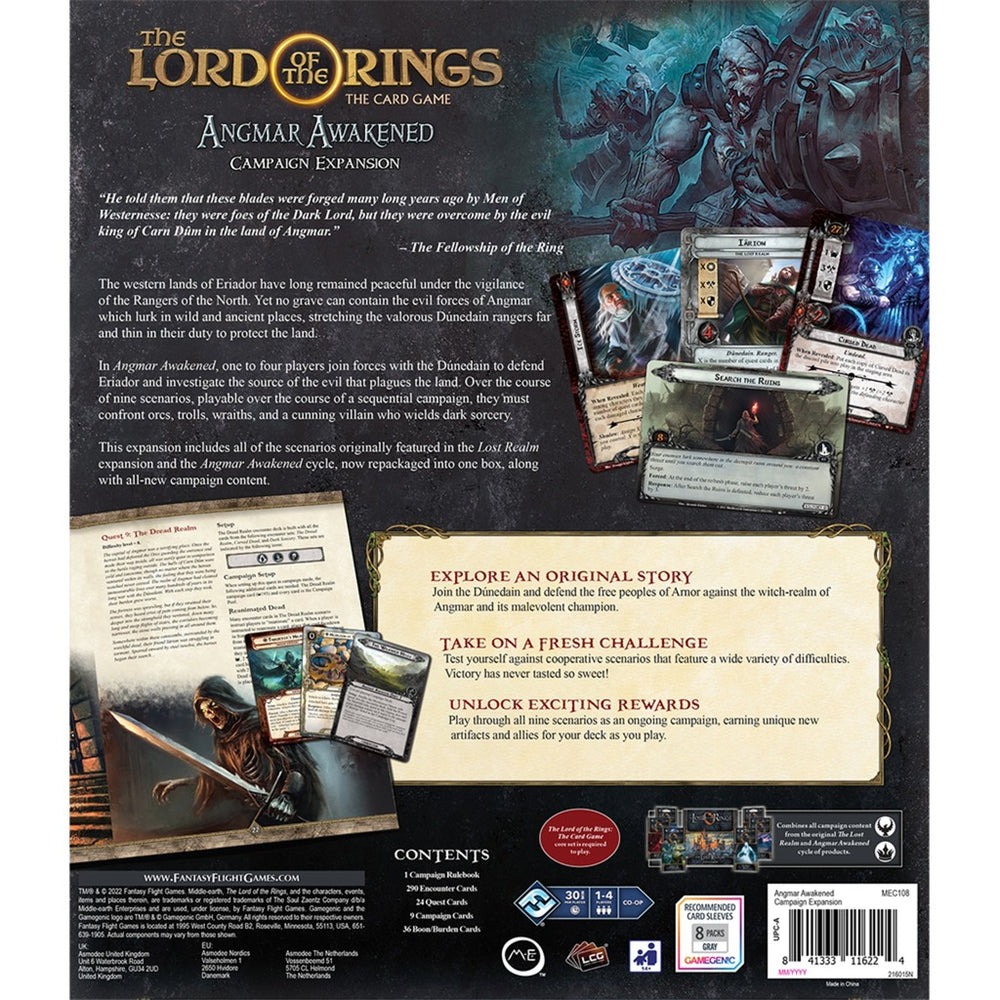 Asmodee In de Ban van de Ring: Het Kaartspel Angmar Awak