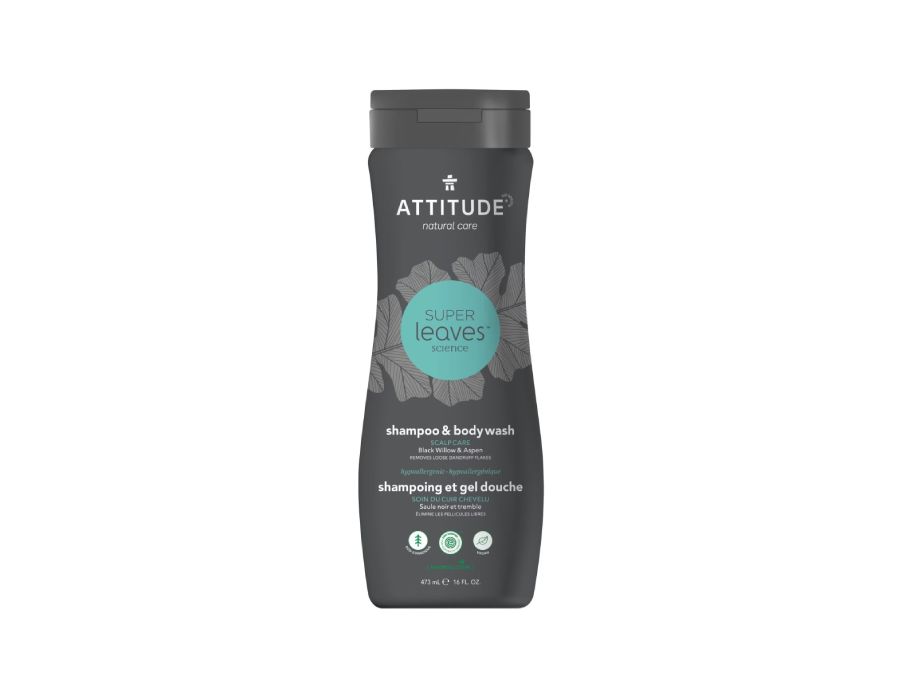 Attitude super leaves™ shampoo douchegel voor mannen- hoofdhuidverzorging