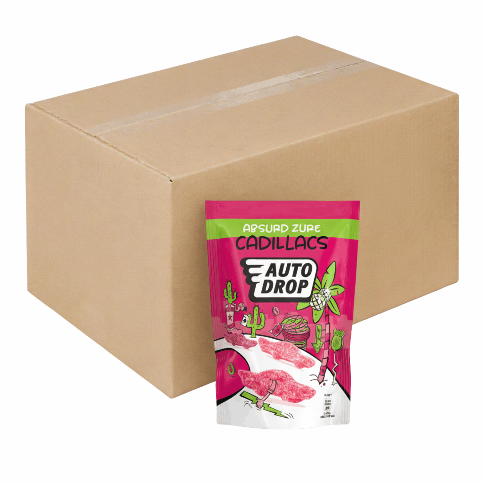 Autodrop mixzak zure cadillacs (16x 150gr)