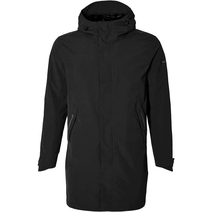 Basil mosse parka regenjas heren - zwart - maat xxl
