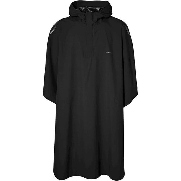 Basil hoga regenponcho unisex - zwart - one size