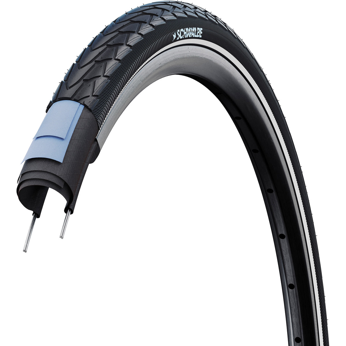 Schwalbe draadband marathon racer 40-406 +r zwart