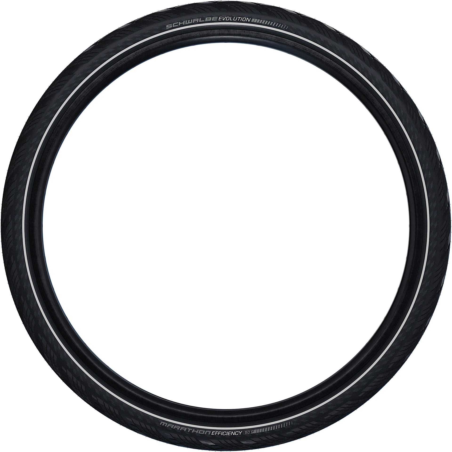 Vouwband Schwalbe Marathon Efficiency Super Race V-Guard 27,5 x 2,15 55-584 - zwart met reflectie