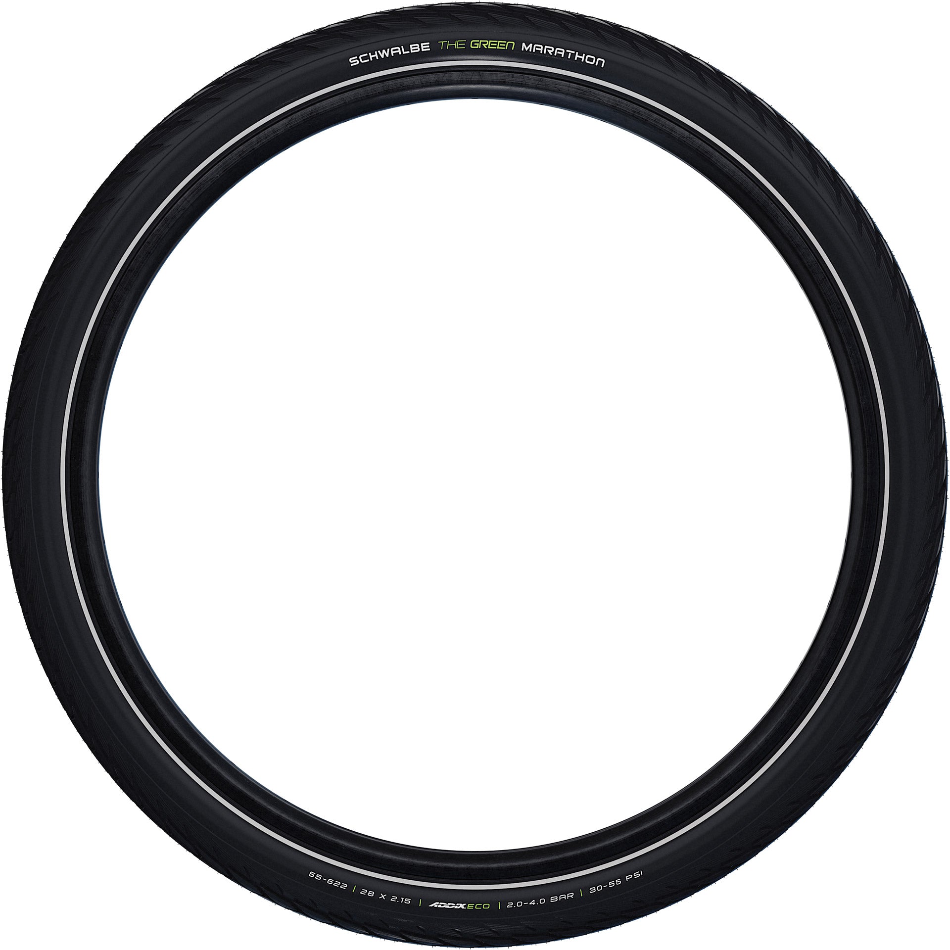 Schwalbe Marathon green guard 55-622(28x2.15) zwart reflex