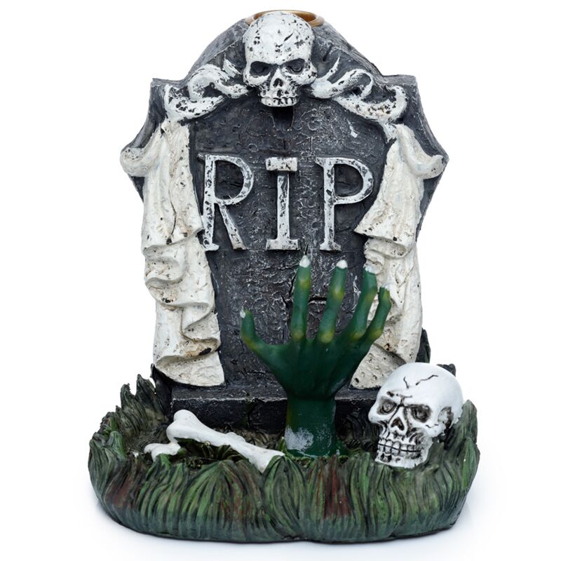 Rip zombiehandgrafsteen backflow wierookhouder