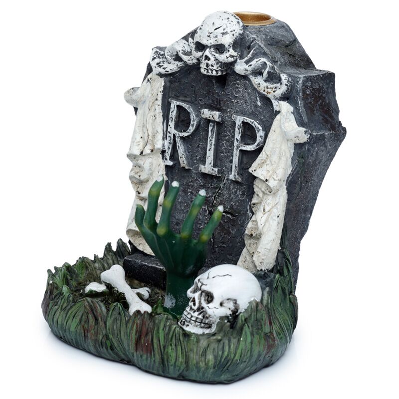 Rip zombiehandgrafsteen backflow wierookhouder