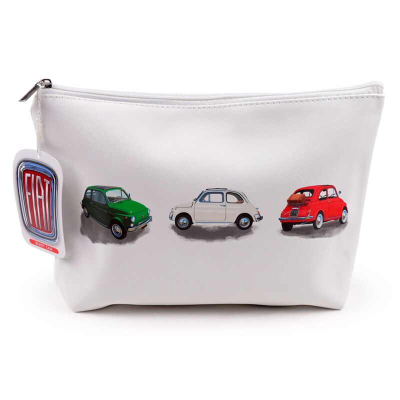 Fiat 500 pvc toilettas makeup tas large