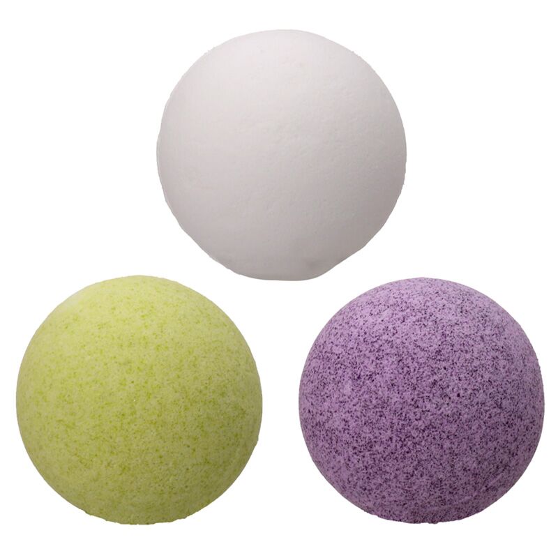 Beauty cadeauset van 6 lavendel plukje bruisballen