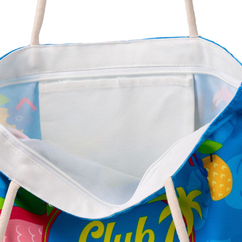 Pic flamingo club troana canvas strandtas