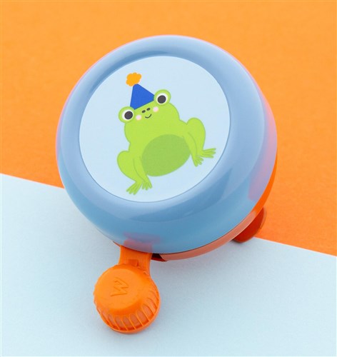 Qibbel widek bel explorer vrolijke kikker oranje blauw