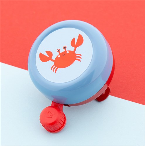 Qibbel widek bel explorer clappy krab rood blauw