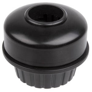 Cloche tournante à côté de la poignée noire