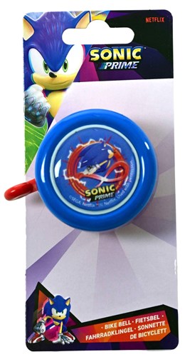 Volare sonic prime fietsbel - jongens - blauw rood