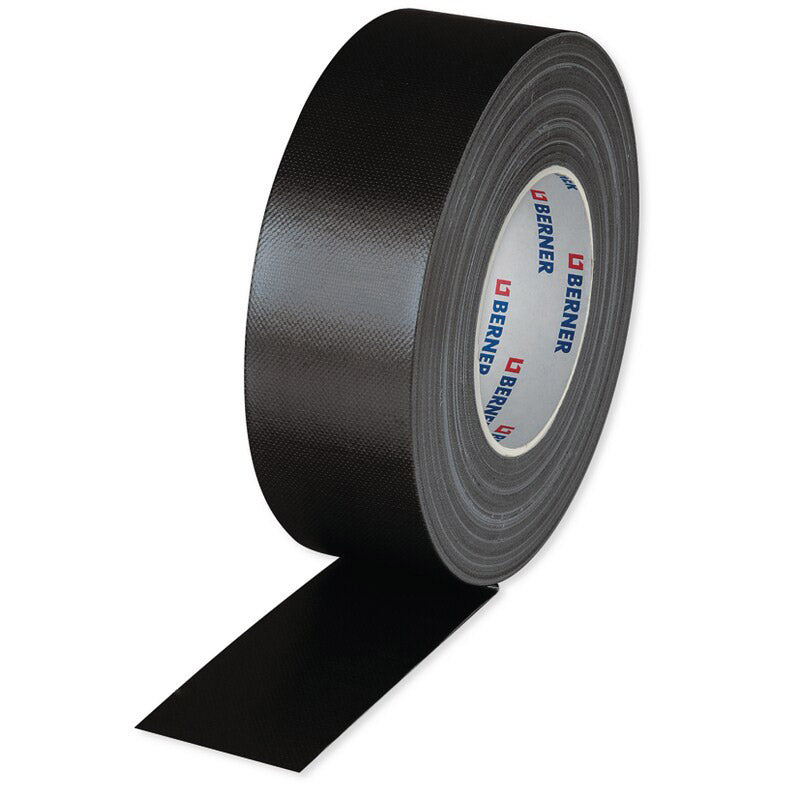 Cema berner textieltape rol 50m x 50mm zwart