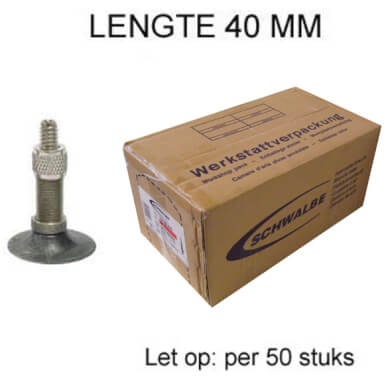 Schwalbe binnenband dv13 26 40 62-559 - 40mm ventiel (werkplaatsverpakking á 50 stuks)