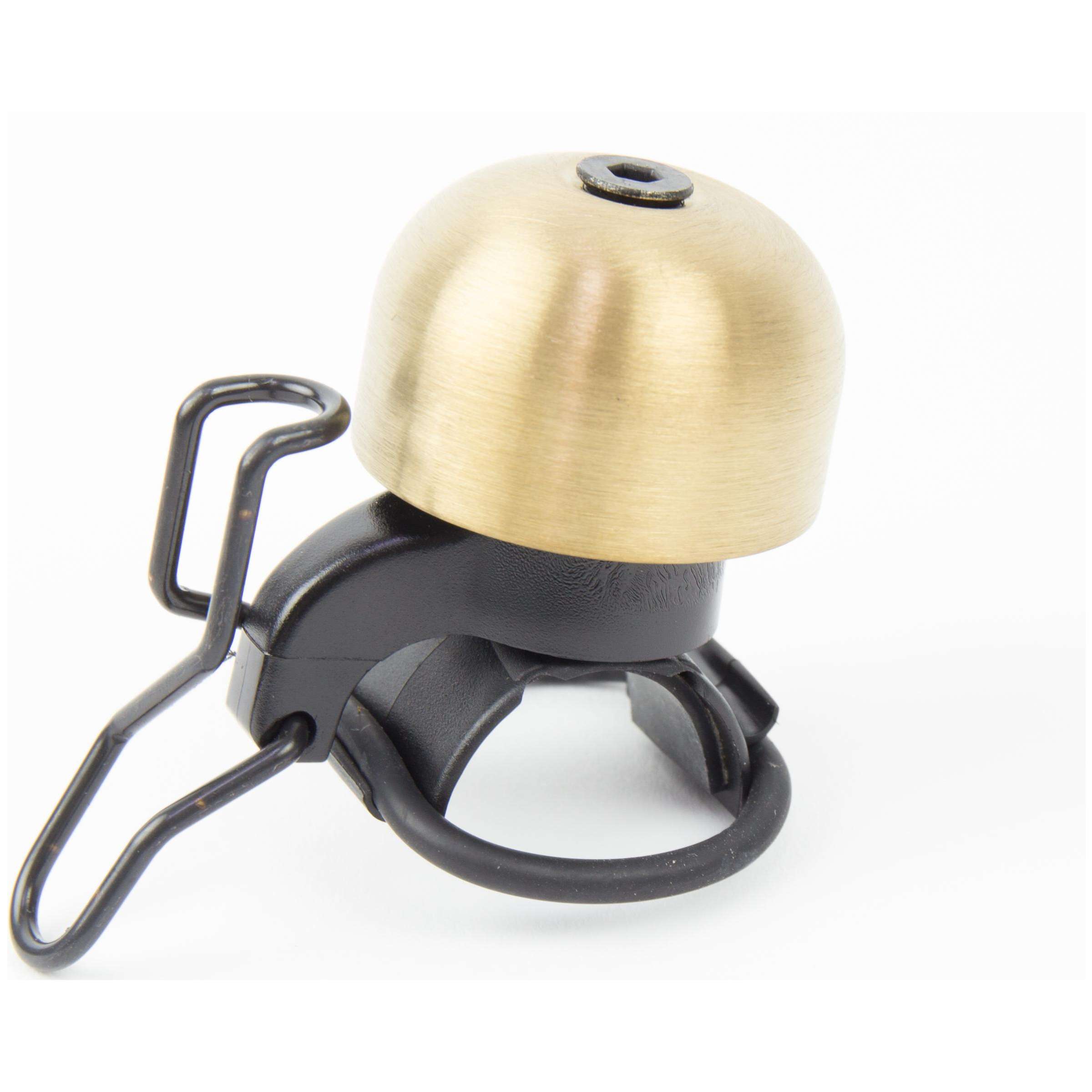 Qibbel widek paperclip bel xxl nieuwzilver pvd goud geheel zwart op kaart