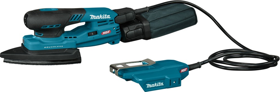 Makita accu handpalm deltaschuurmachine 100x150mm xgt 40v max naked