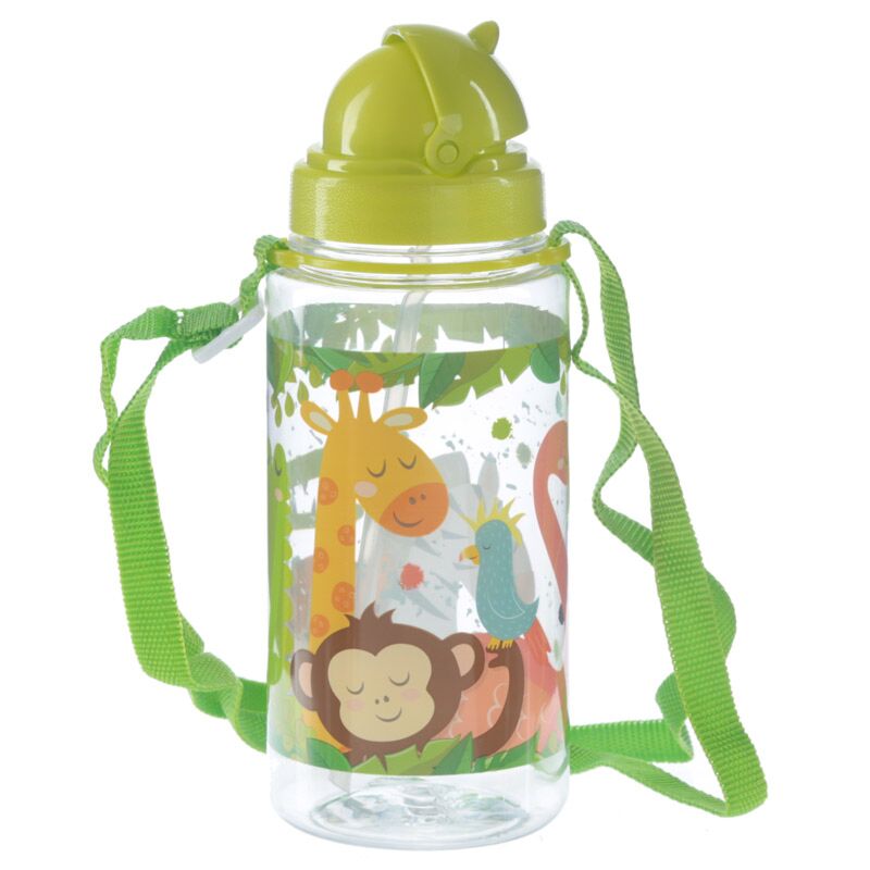Zoo duurzaam bpa-vrij 450ml kinder waterflesjes rietje