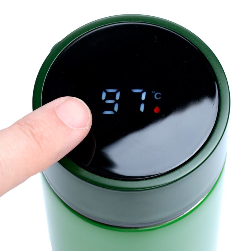 Minecraft creeper thermosflessen 450ml thermometer