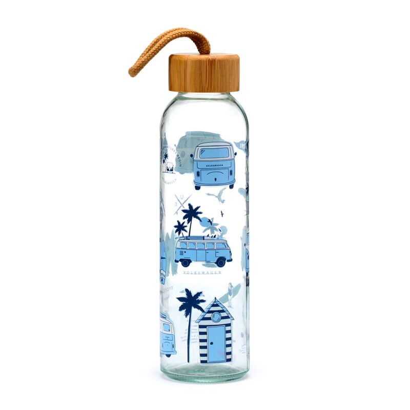 Vw t1 volkswagen busje explore 500ml duurzame glazen waterflesjes