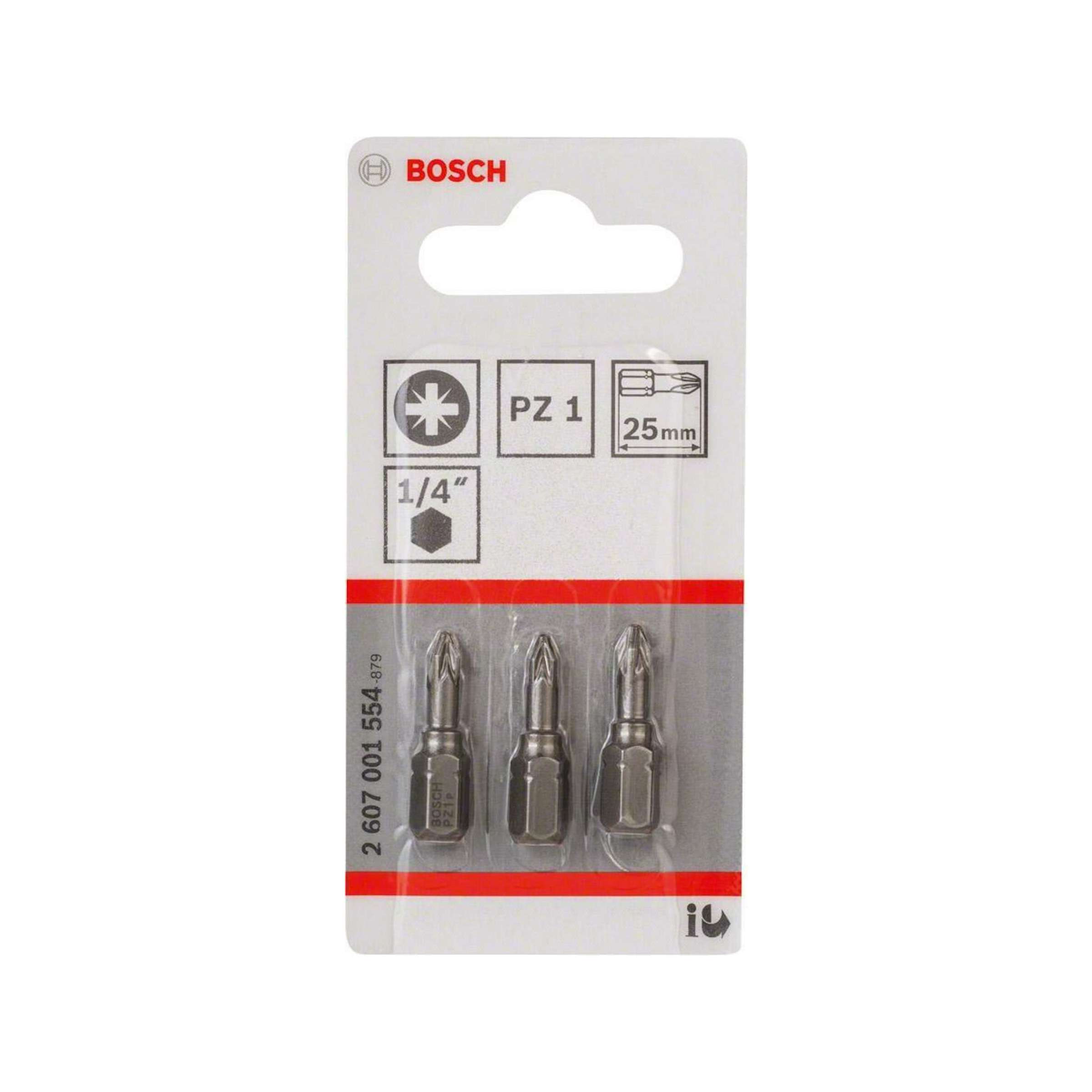 Bosch Pro Screwdriver Bit Pozi PZ1 (3)