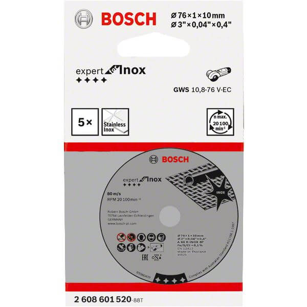 Bosch Prof doorslijpschijf Expert Inox (5)