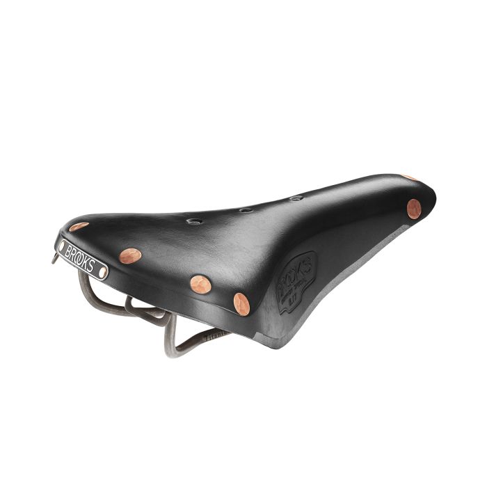 Brooks Zadel B17 speciaal titanium zwart