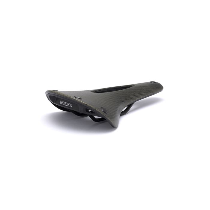 Brooks cambium c17 carved - mud green