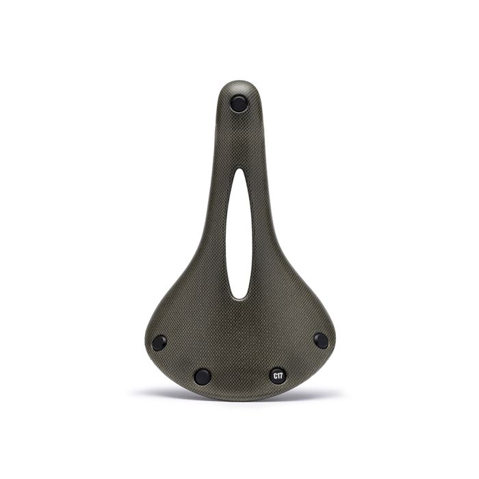 Brooks cambium c17 carved - mud green