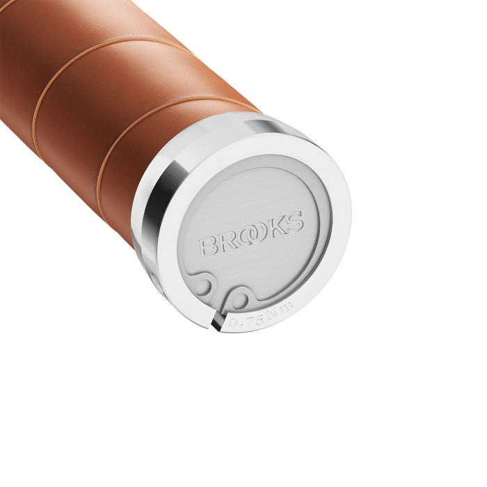 Brooks Handvatten Slender Leather handvatten 130mm honing
