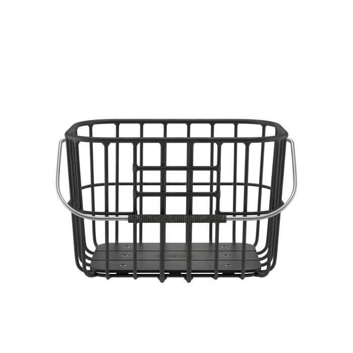Brooks hoxton wire basket - black