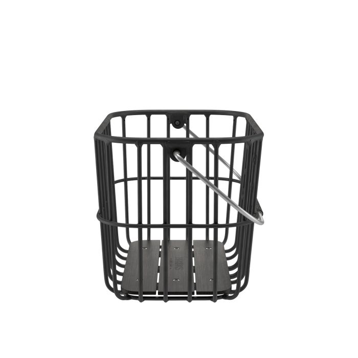Brooks hoxton wire basket - black