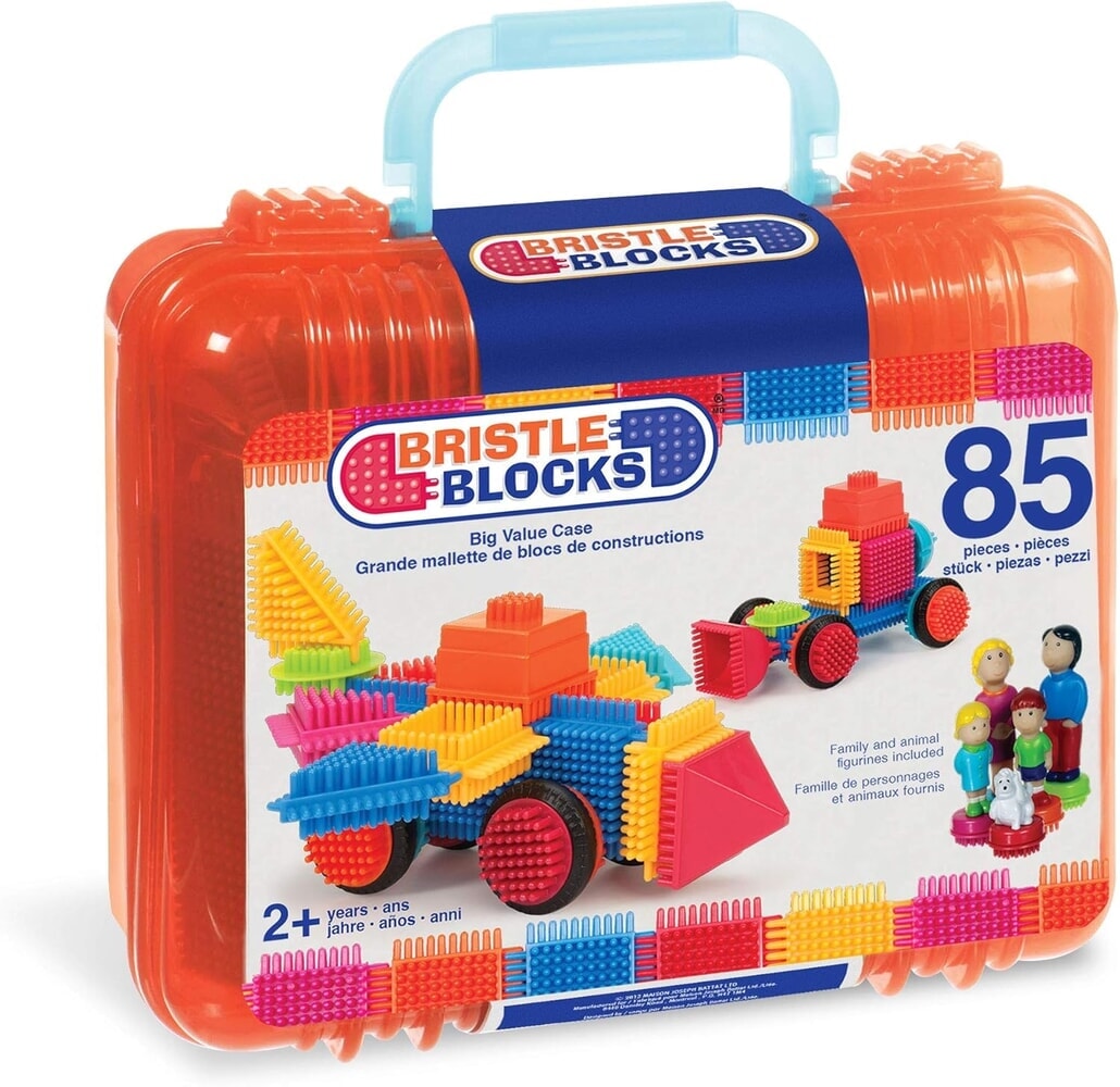 Bristle blocks in koffertje 85 delig