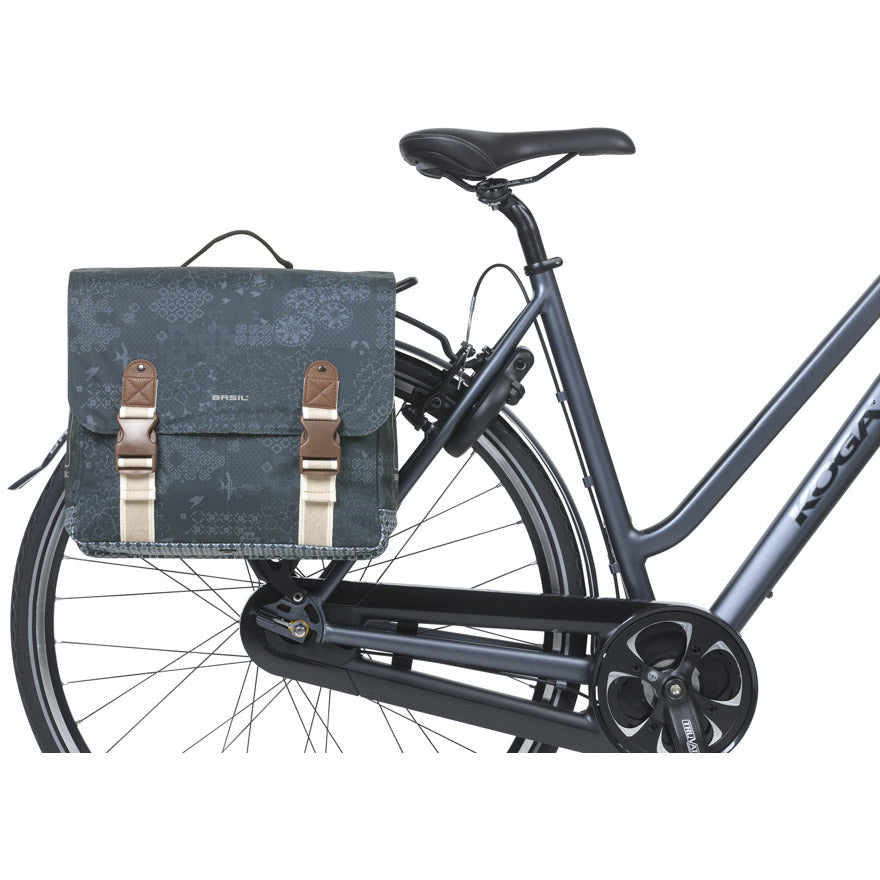 Basil dubbele fietstas boheme mik