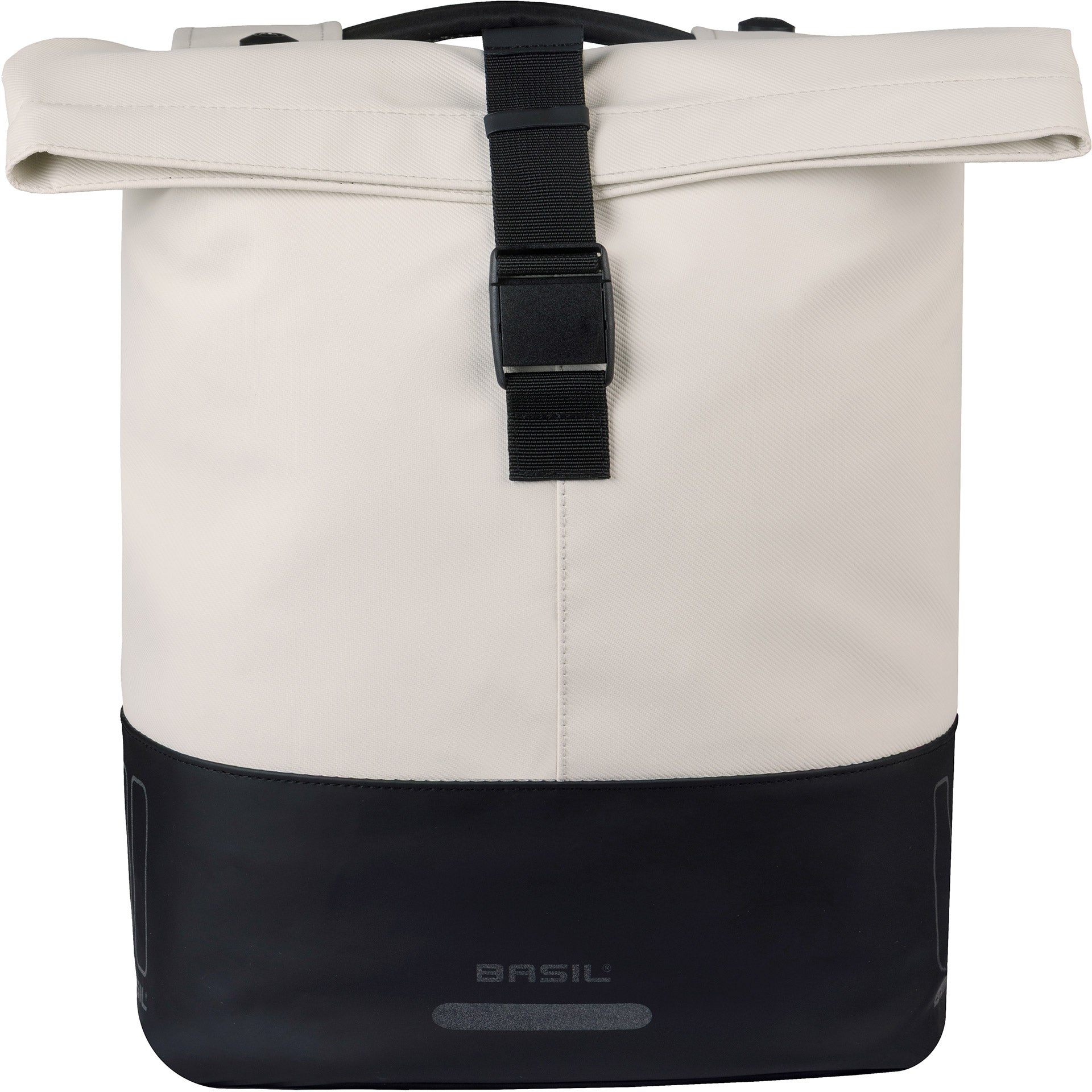 Basil tas cove dubbel wit zwart | mik | 32l