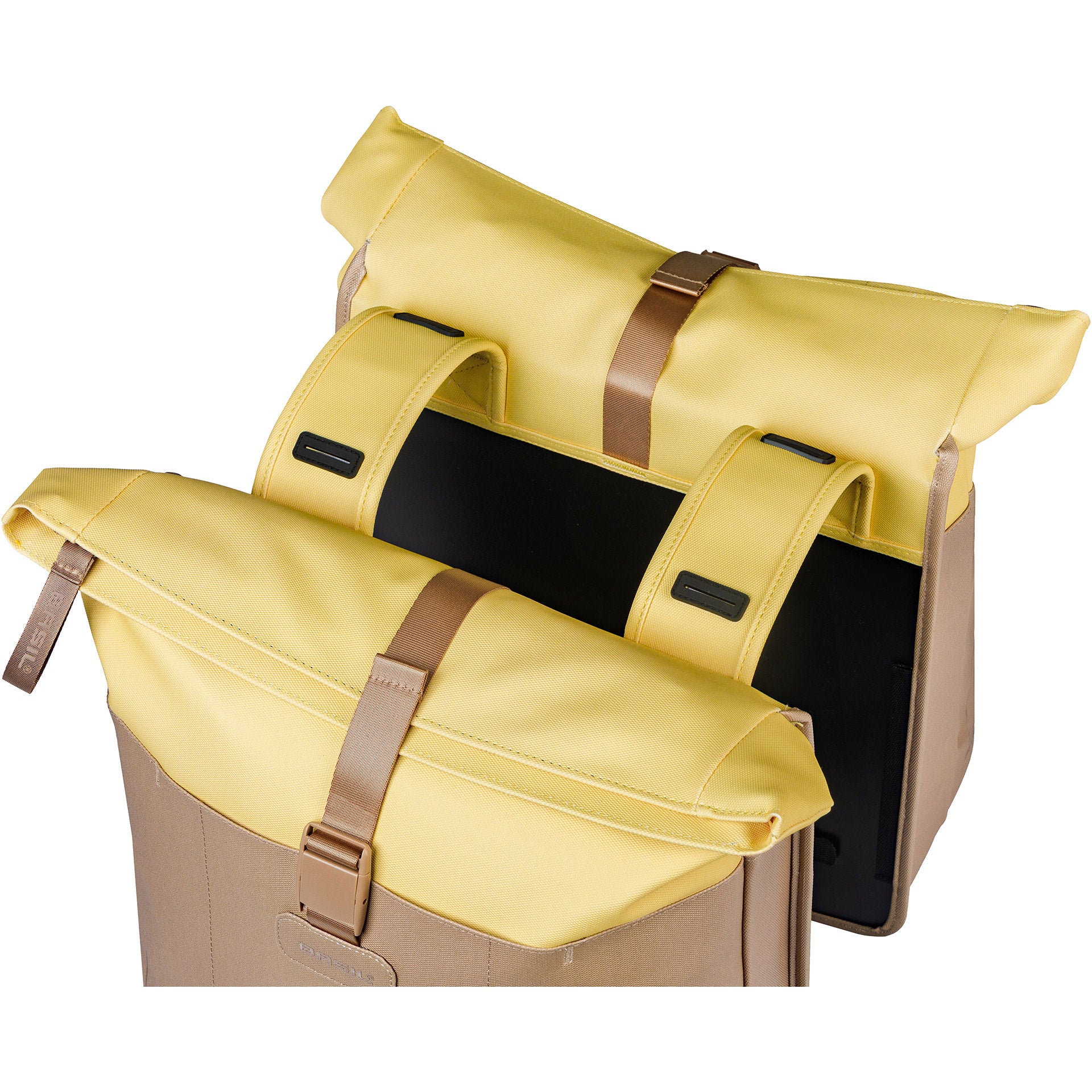 Basil b.v. tas basil vive dubbel zand geel | 35l