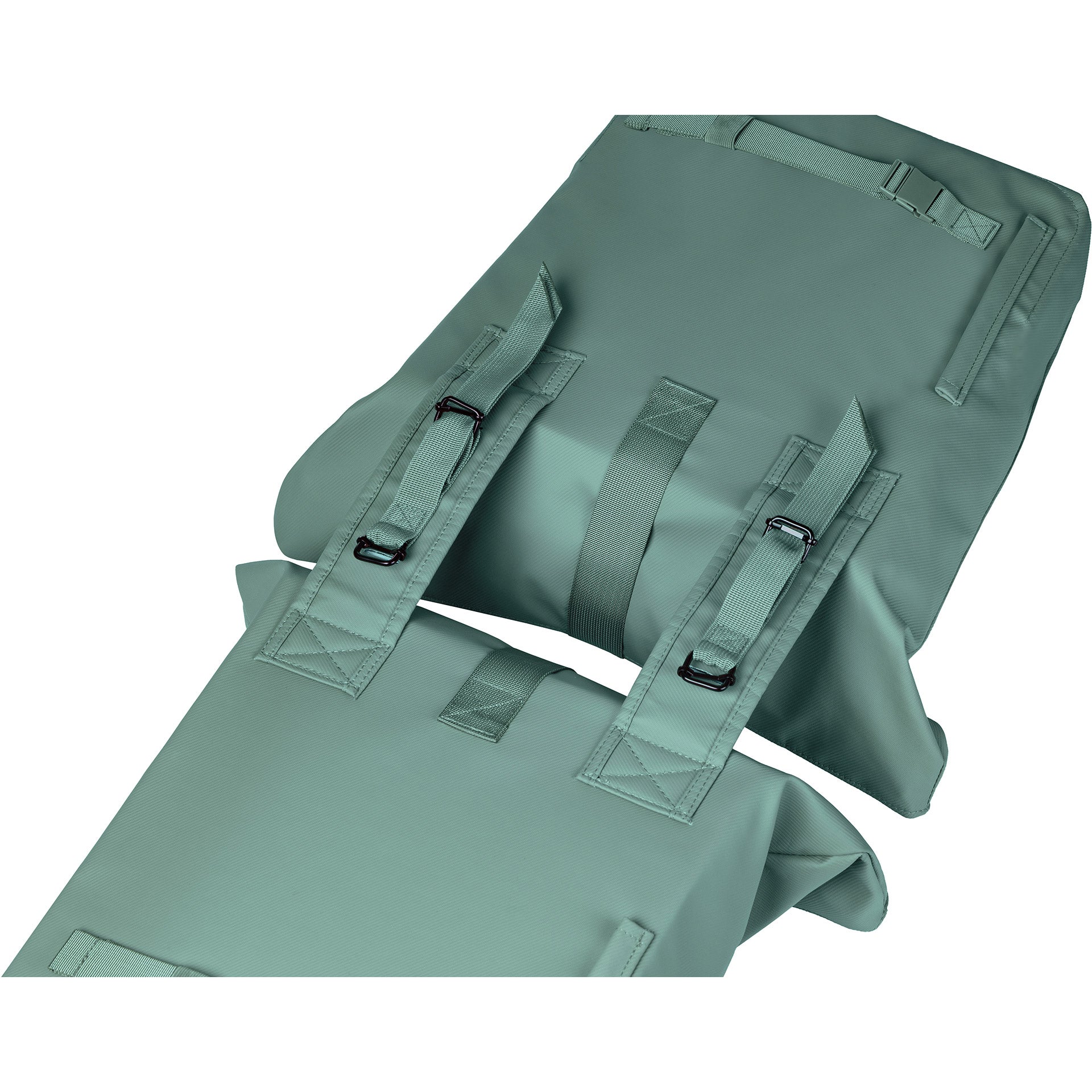 Basil dubbele fietstas brooklyn 41l 14 x 30 x 37 cm - groen