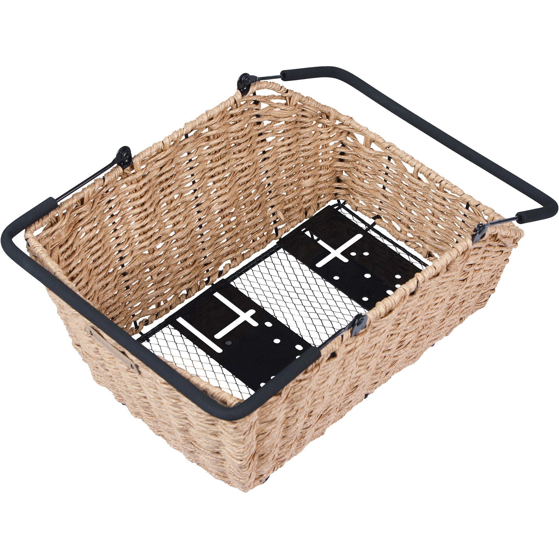 Basil fietsmand cento rotan look multi systeem 40 x 25 x 12 cm - zeegras