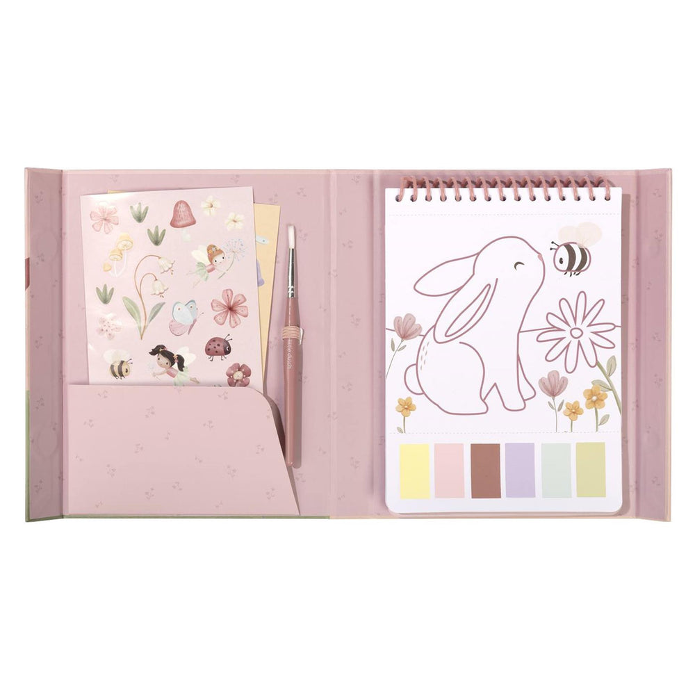 Little dutch waterverfset rosa fairy garden - complete set - cadeautip - creatief speelgoed
