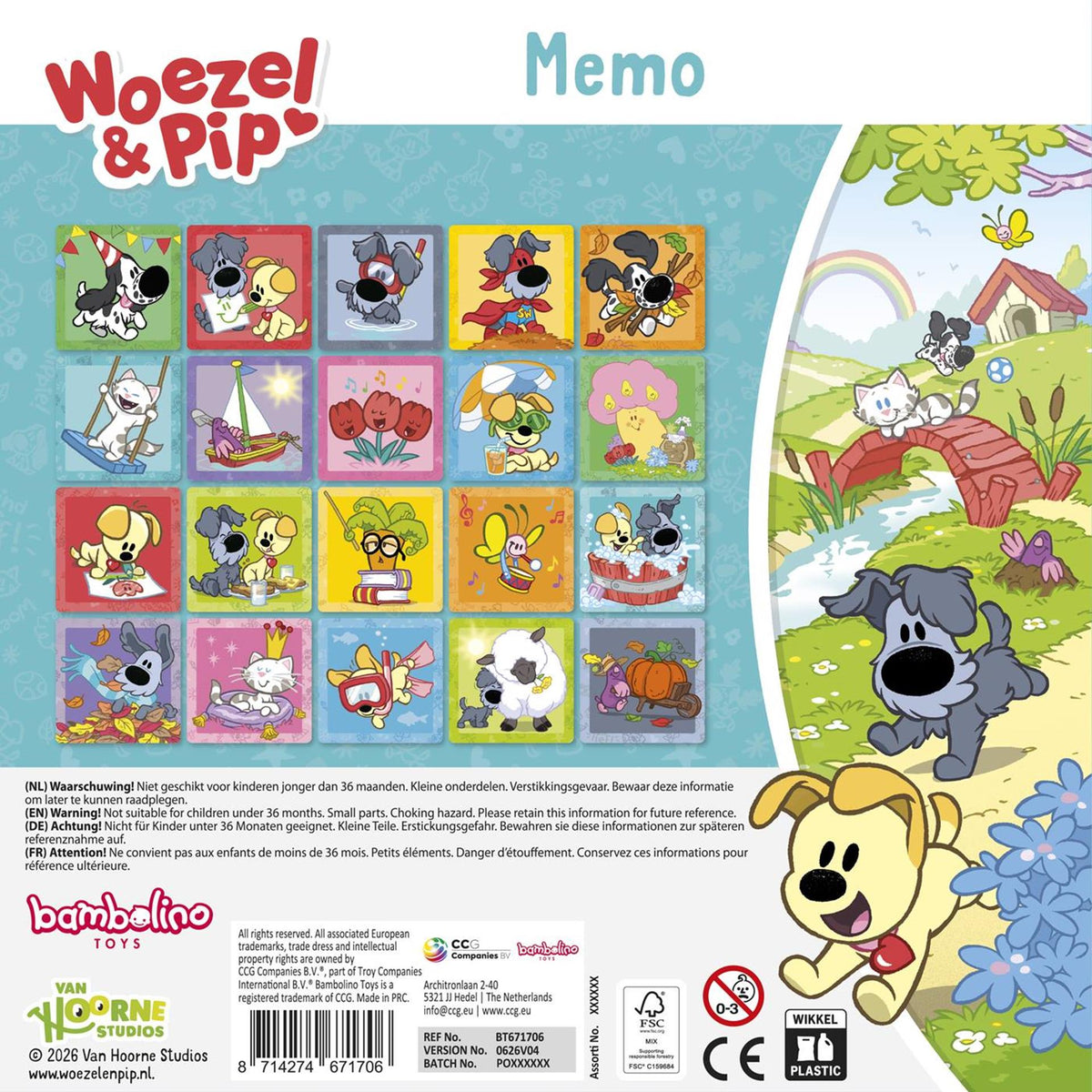 Bambolino woezel pip memo. 3+