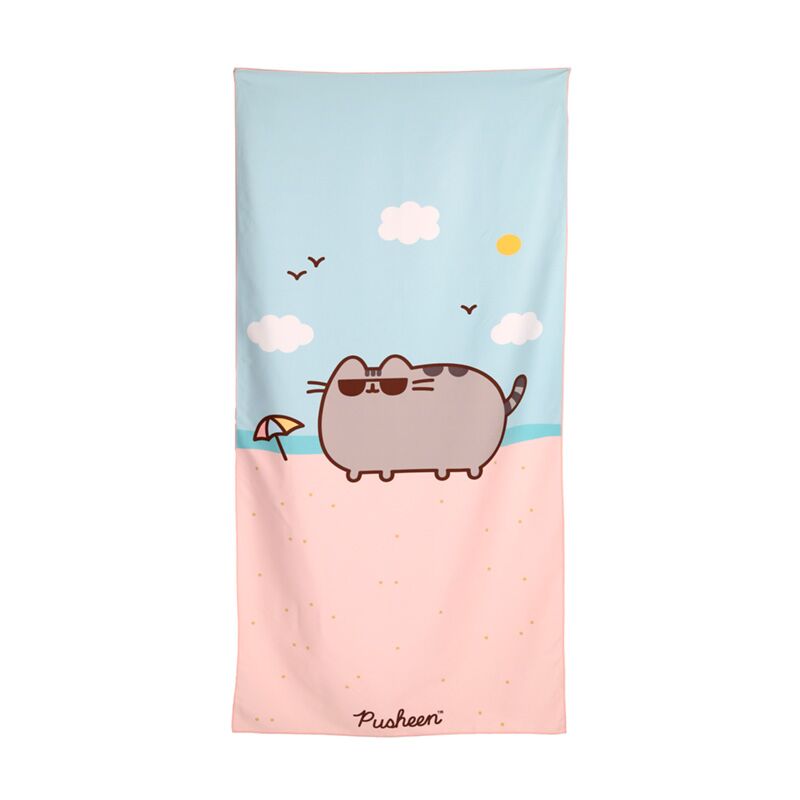 Union pusheen de kat microvezel strandhanddoek