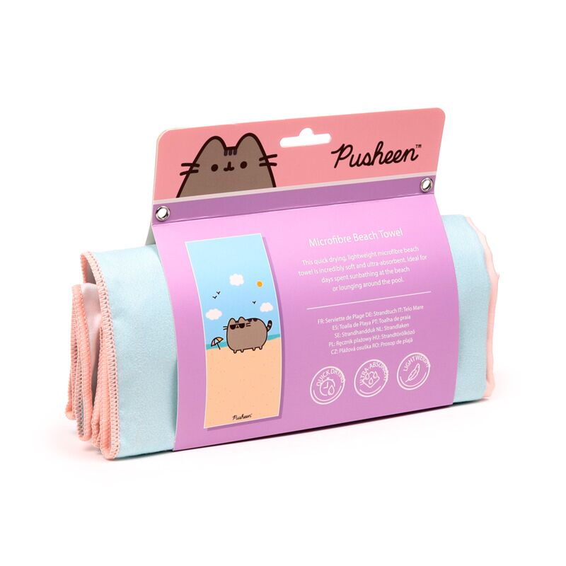 Union pusheen de kat microvezel strandhanddoek