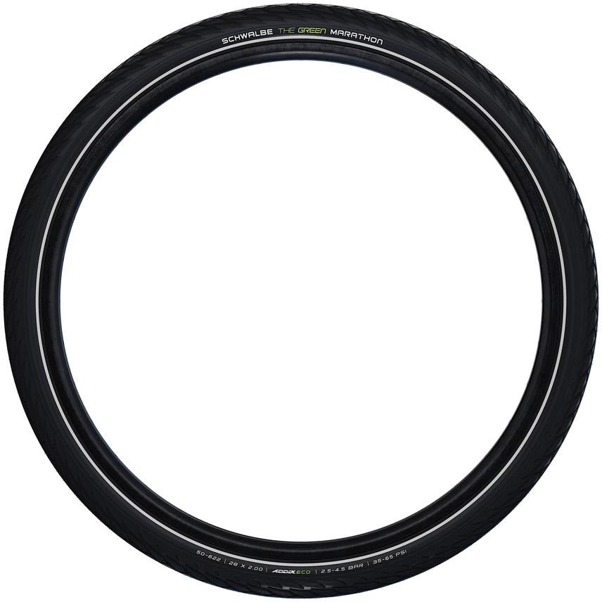 Schwalbe Buitenband Groen Marathon GreenGuard 20 x 1,75 47-406mm zwart met reflectie
