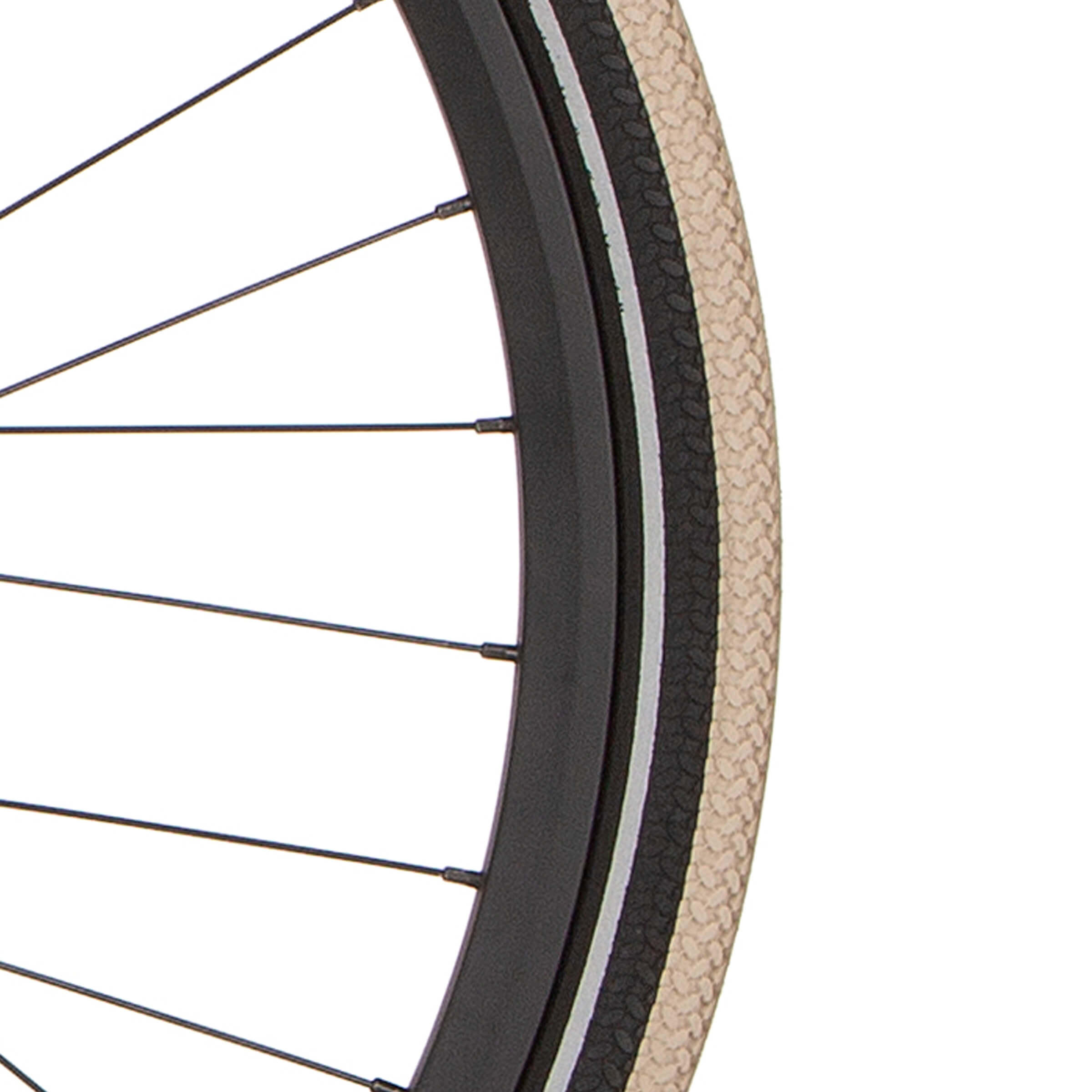 Cortina Buitenband Canberra 28 x 1,75 zwart kaki refl