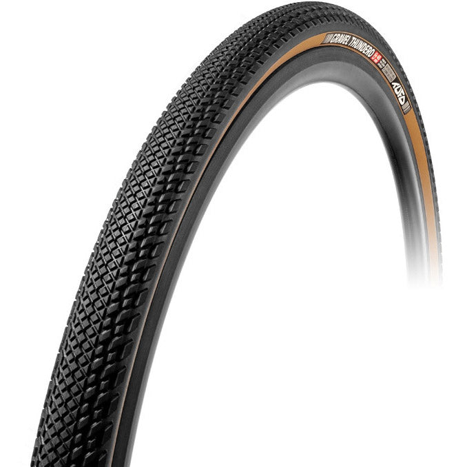Buitenband tufo (48-622) 700-48c grind Thundero zwart beige vouwband