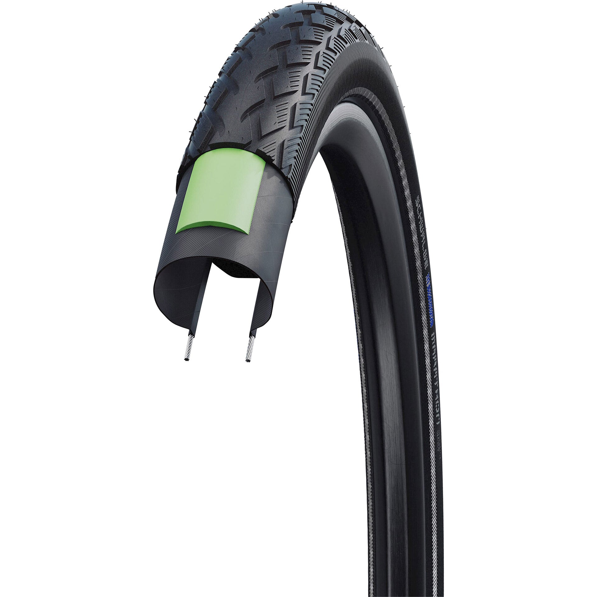 Schwalbe buitenband 26-1⅜ (37-590) deltacruiser plus zw wit +r