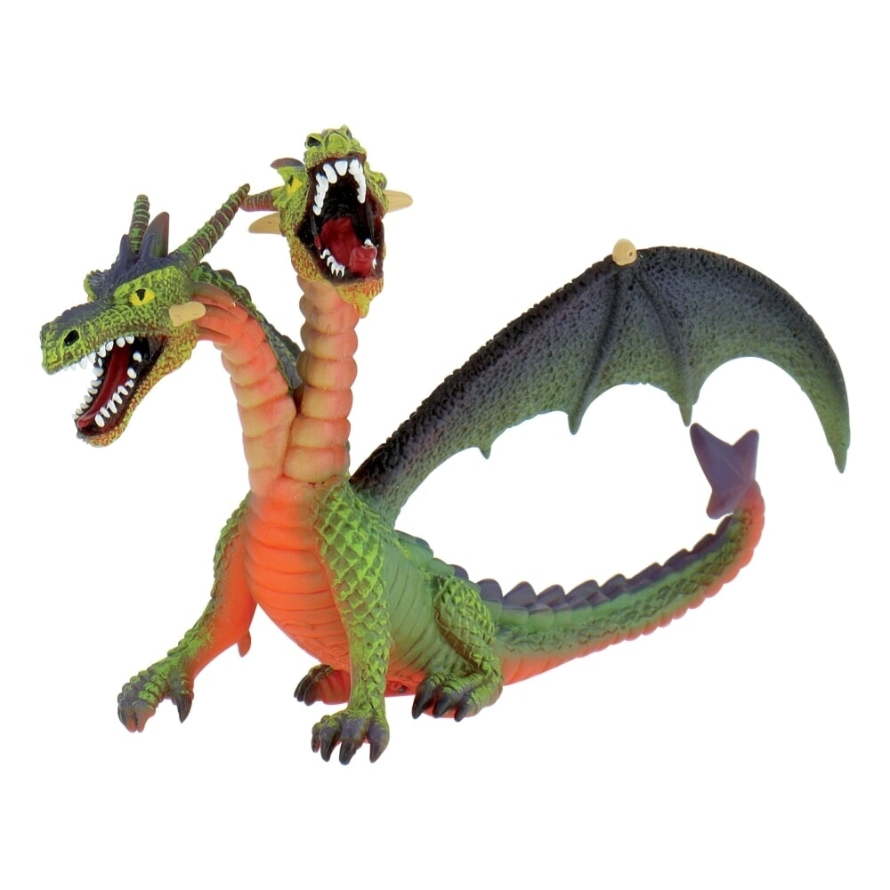 Bullyland draak tweekoppig groen (75596)