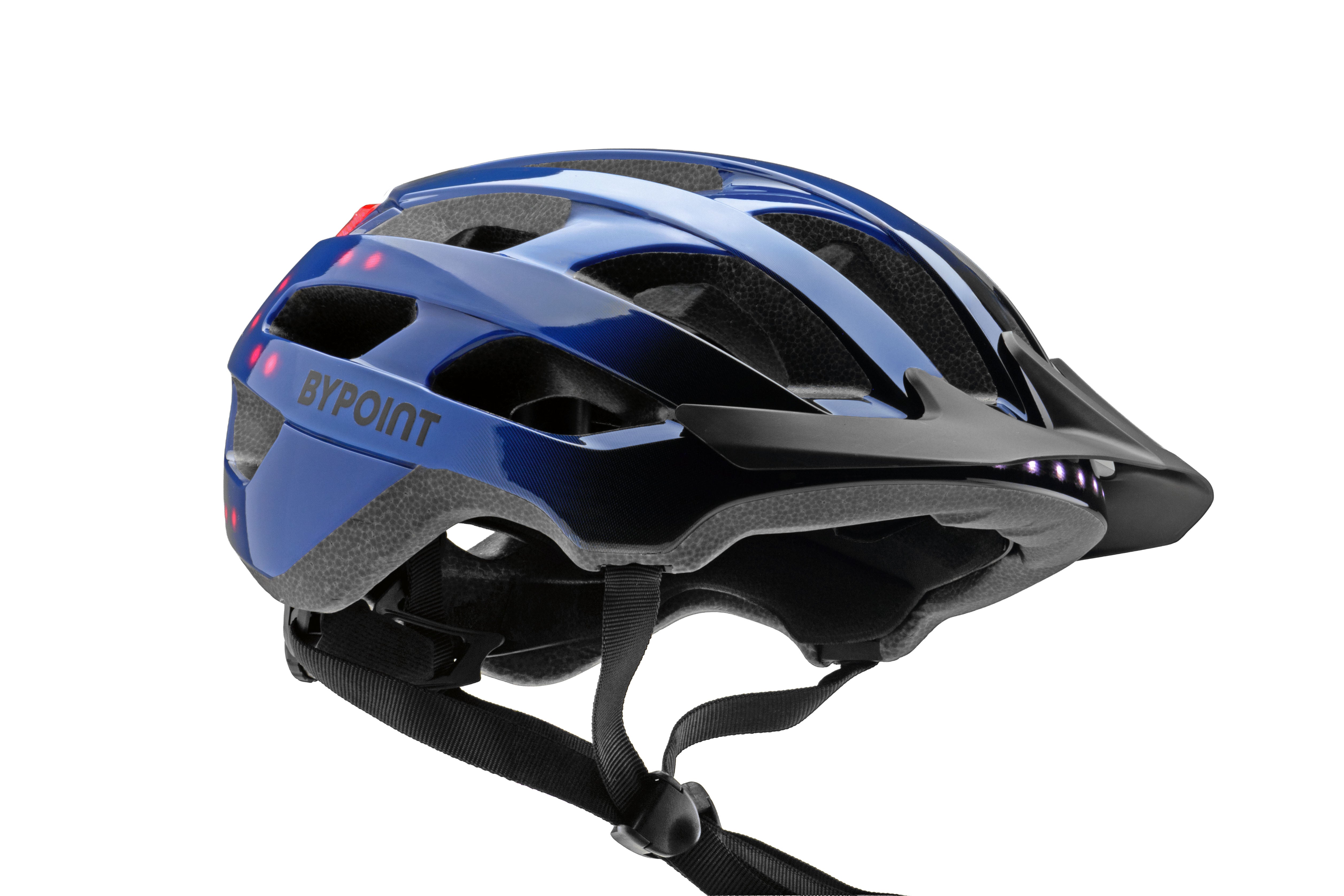 Bypoint helm s-ert fl 25 middernacht blauw m 54-58cm