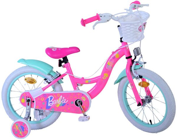 Barbie Kinderfiets - Meisjes - 16 inch - Roze - Twee handremmen